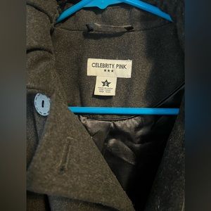 Celebrity Pink Peacoat